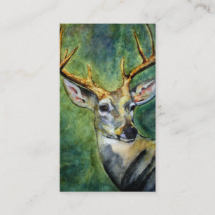 Ten Pointer (Deer) Business Cards