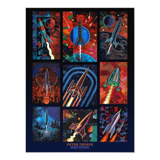 Ten Rockets Poster (Front)