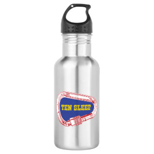 Ten Sleep Rock Climbing Carabiner Stainless Steel Water Bottle