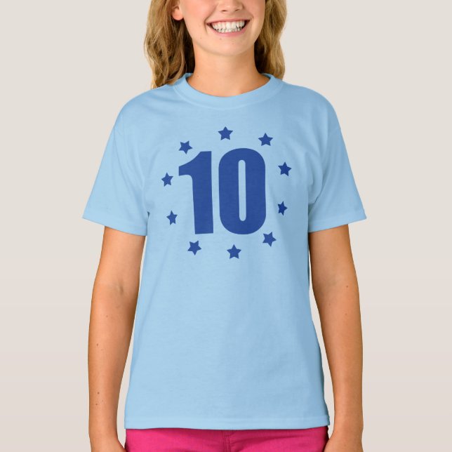 TEN Stars 10th BIRTHDAY Tee (Front)
