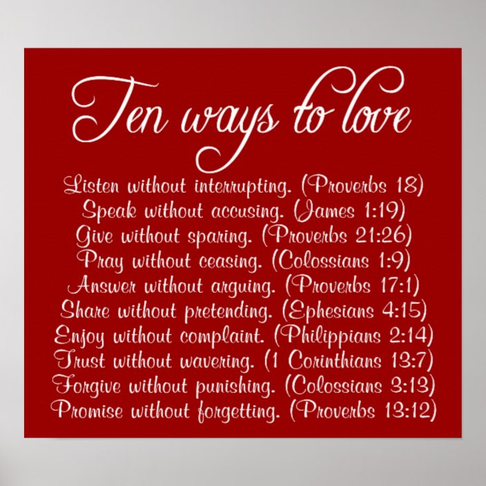 Bible Verses About Love And Trust