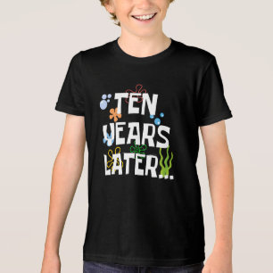 Ten Years Later, Funny 10th Birthday Party Tri-Blend Shirt