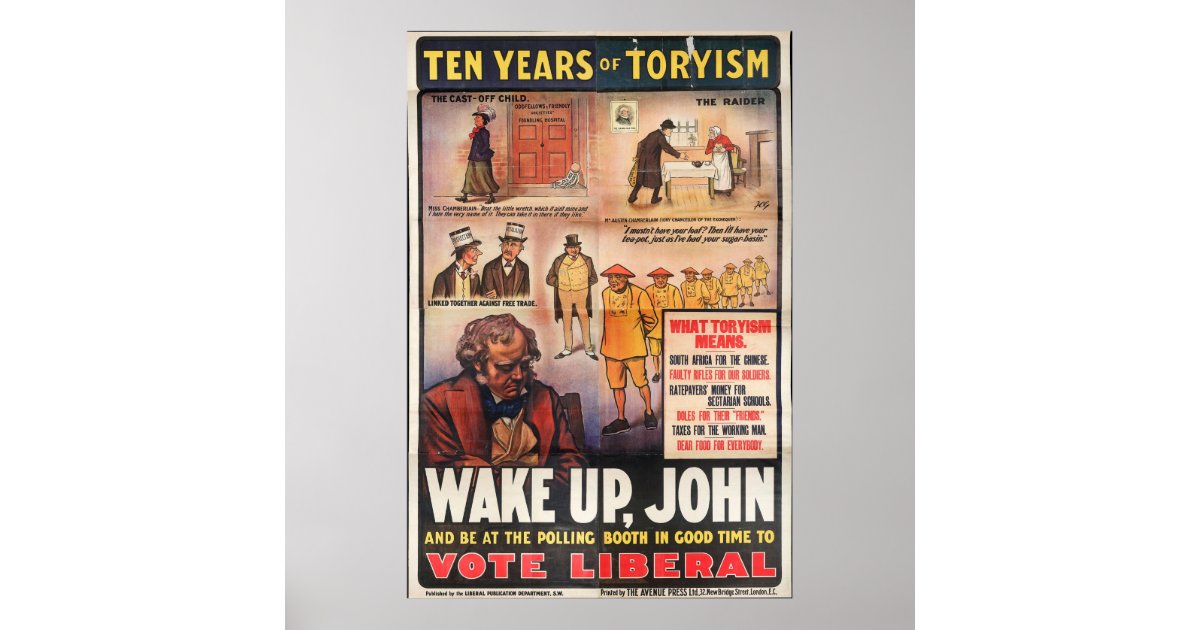 Ten Years of Toryism Poster | Zazzle