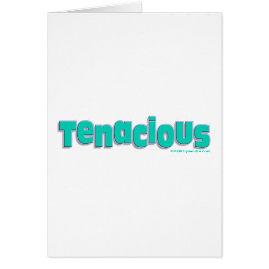 Tenacious Cards (Front)