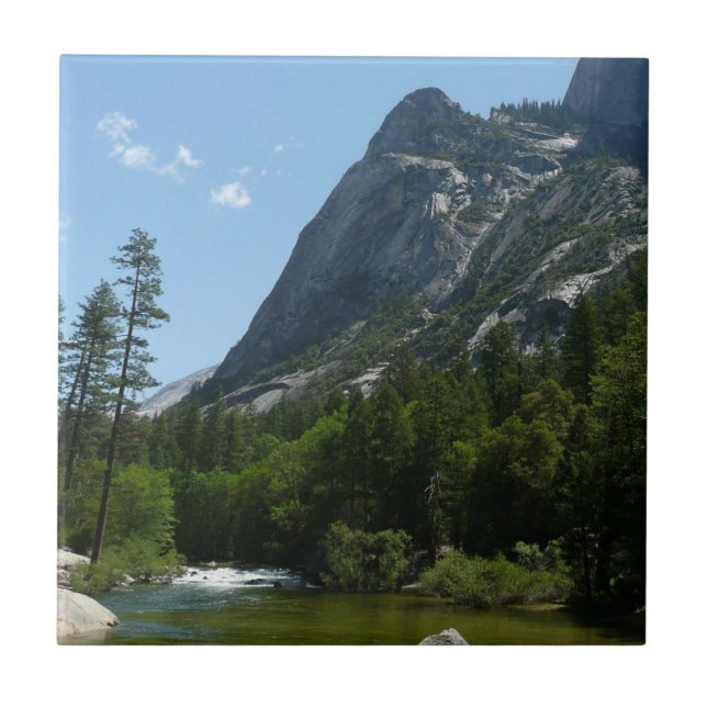 Tenaya Creek in Yosemite National Park Ceramic Tile (Front)