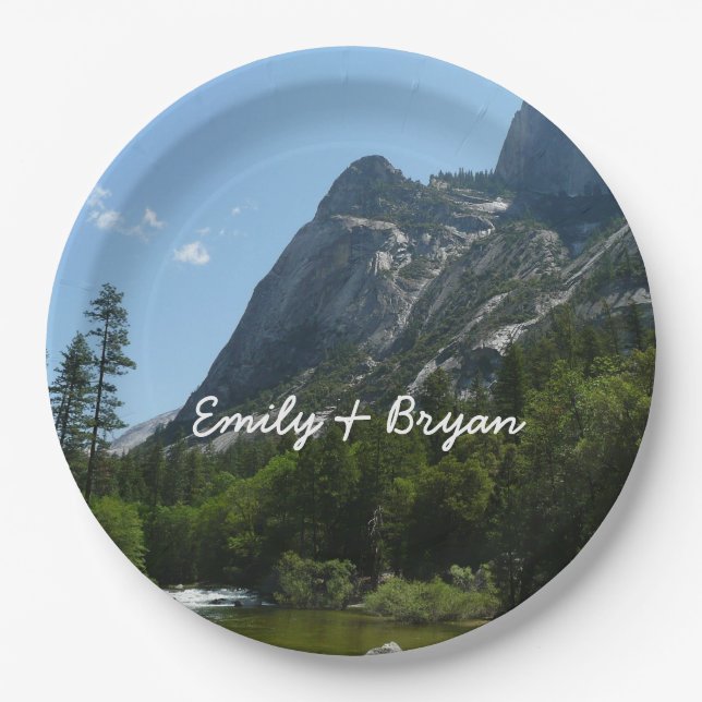 Tenaya Creek in Yosemite National Park Paper Plates (Front)