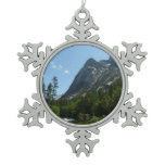 Tenaya Creek in Yosemite National Park Snowflake Pewter Christmas Ornament