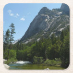 Tenaya Creek in Yosemite National Park Square Paper Coaster