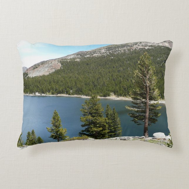 Tenaya Lake in Yosemite National Park Accent Pillow (Front)