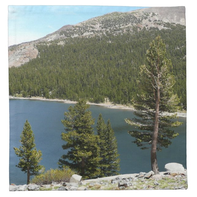 Tenaya Lake in Yosemite National Park Cloth Napkin (Front)