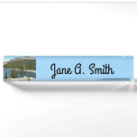 Tenaya Lake in Yosemite National Park Desk Name Plate