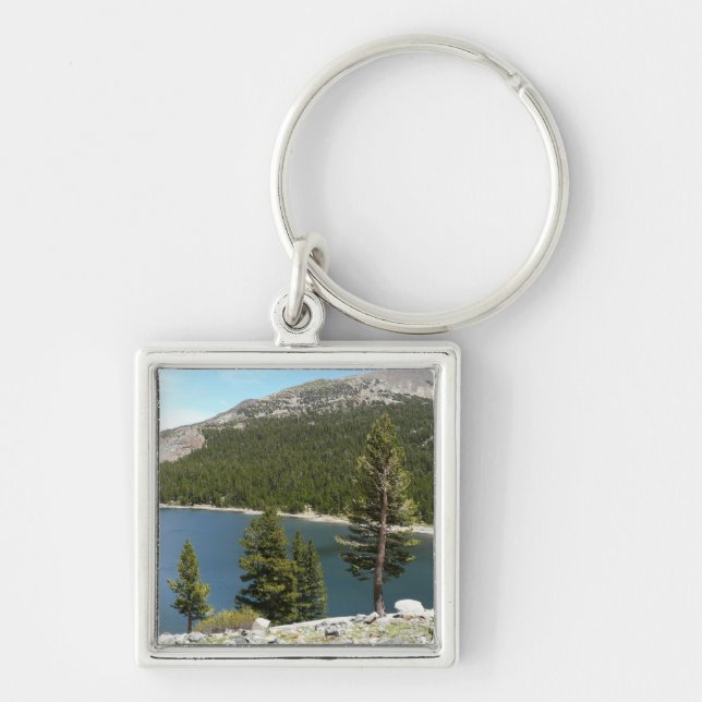 Tenaya Lake in Yosemite National Park Keychain (Front)