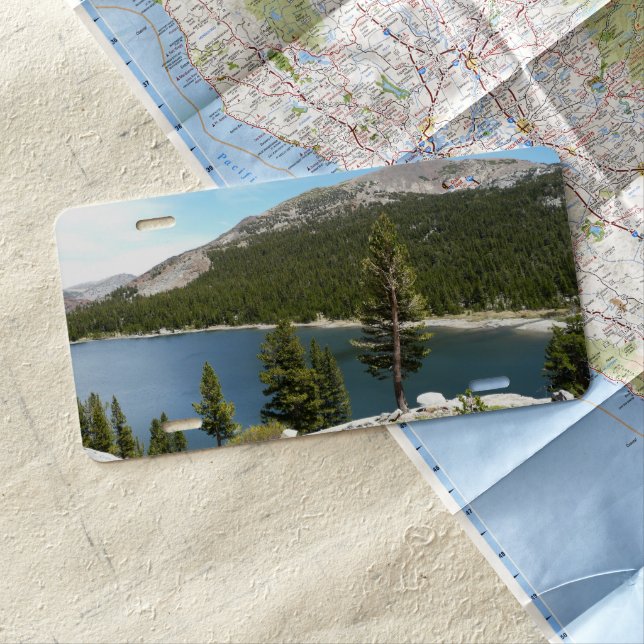 Tenaya Lake in Yosemite National Park License Plate (In Situ)