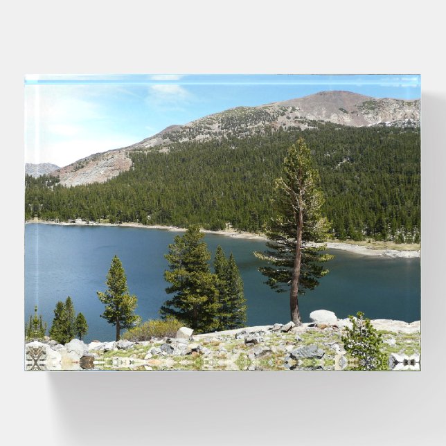 Tenaya Lake in Yosemite National Park Paperweight (Front)
