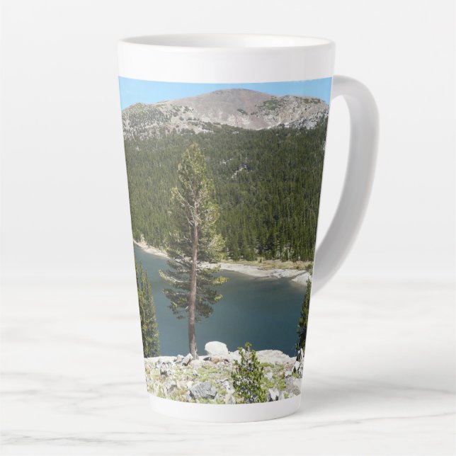 Tenaya Lake Latte Mug (Right Angle)