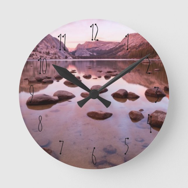 Tenaya Lake Round Clock (Front)
