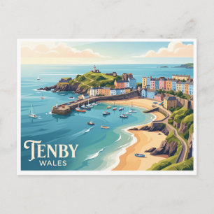 Tenby Coast United Kingdom Postcard