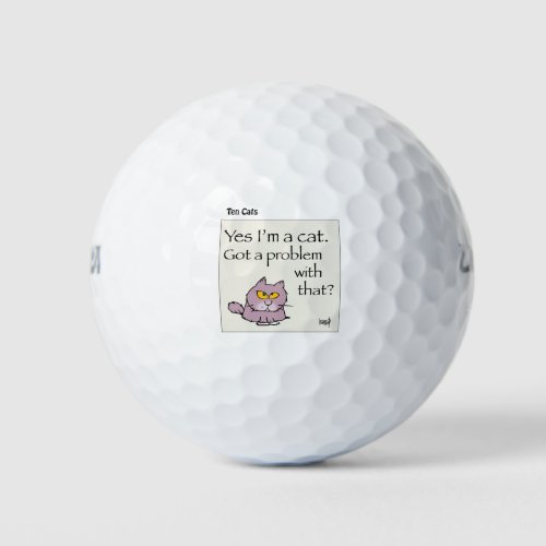 TenCats_March 30th Musings Golf Balls