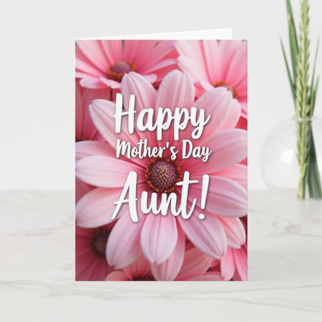 Tender Aunt Mothers Day Card (Front)
