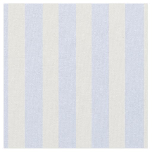 Tender Baby Blue Pale Sky Blue and White Stripe Fabric