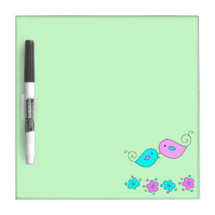 Tender Birds Dry Erase Board