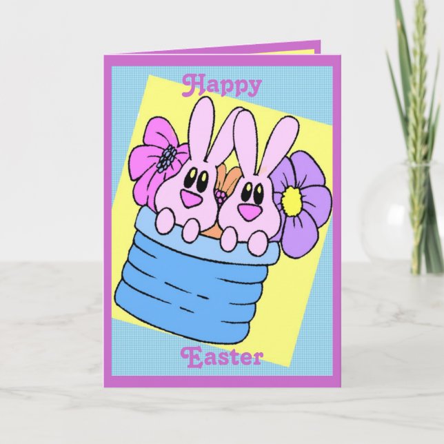Tender Bunnies Easter Card (Front)