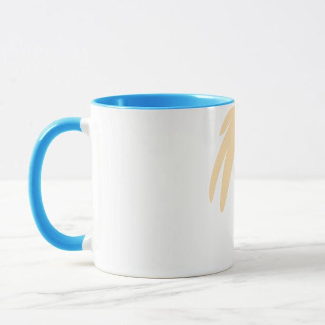 Tender Cartoon Pony and Flower Mug (Left)