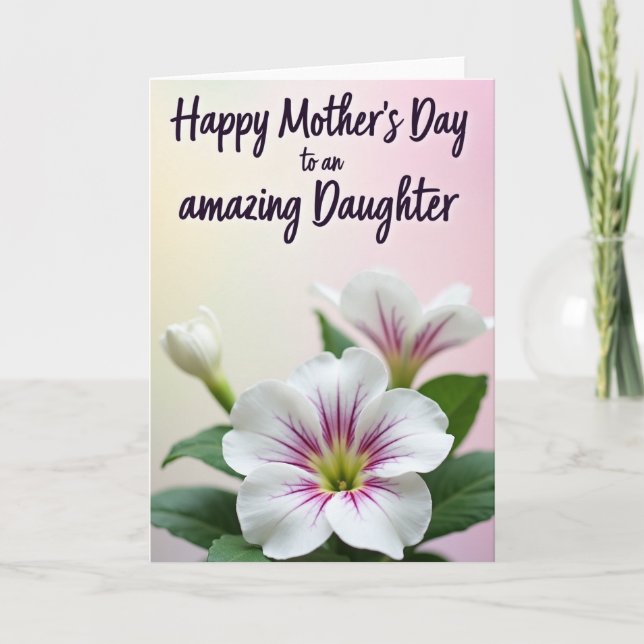 Tender Daughter Mothers Day Card (Front)