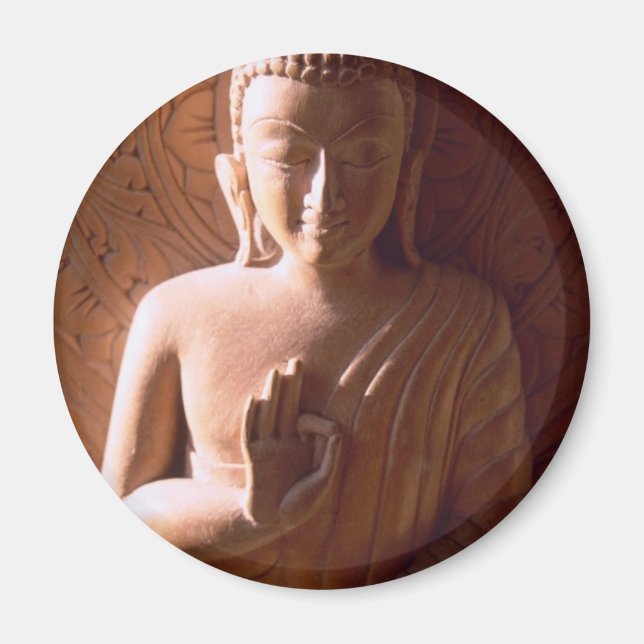 Tender Faced Buddha Magnet (Front)