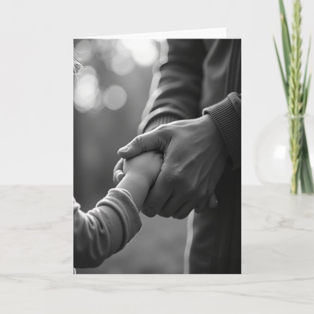 Tender Fathers Day Touch Card (Front)
