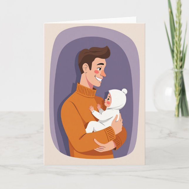 Tender Fathers Day Visual Card (Front)