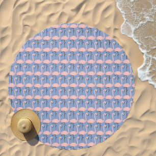 Tender Flamingo Pattern Beach Towel