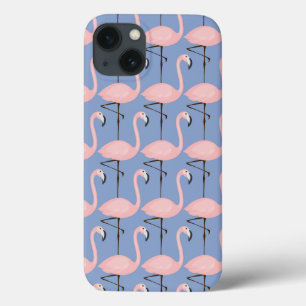 Tender Flamingo Pattern iPhone 13 Case