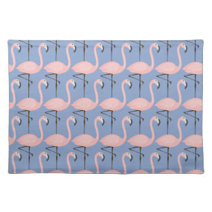 Tender Flamingo Pattern Cloth Placemat