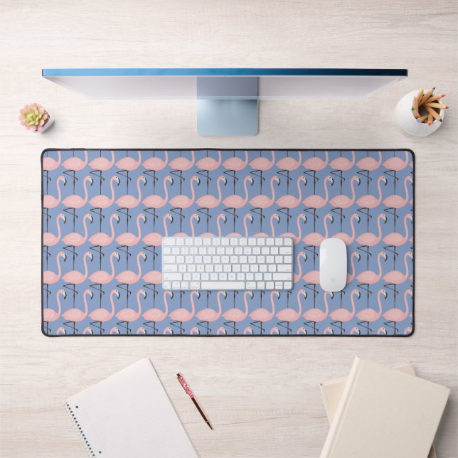 Tender Flamingo Pattern Desk Mat (Office 1)