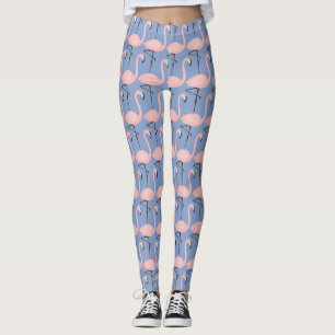 Tender Flamingo Pattern Leggings