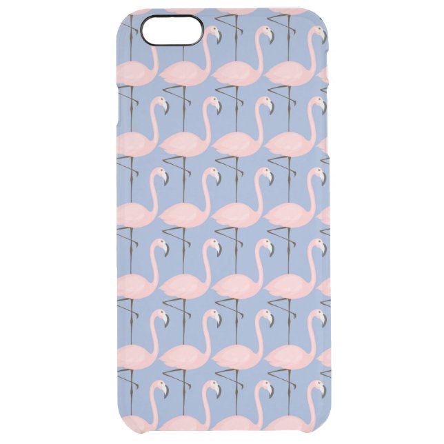 Tender Flamingo Pattern Uncommon iPhone Case (Back)