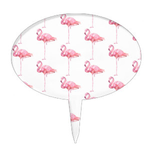 Tender Flamingo Series Design 1 Cake Topper
