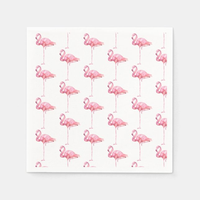 Tender Flamingo Series Design 1  Napkins (Front)