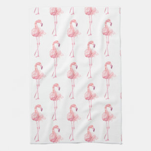 Tender Flamingo Series Design 2 Kitchen Towel