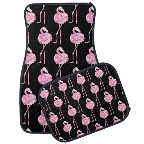 Tender Flamingo Series Design 3 Car Floor Mat