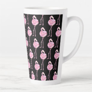Tender Flamingo Series Design 3  Latte Mug