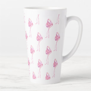 Tender Flamingo Series Design 3 Latte Mug