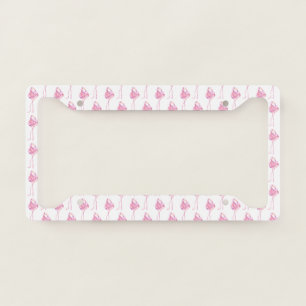Tender Flamingo Series Design 3  License Plate Fra Frame