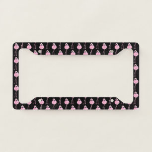 Tender Flamingo Series Design 3  License Plate Frame