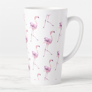Tender Flamingo Series Design 5 Latte Mug