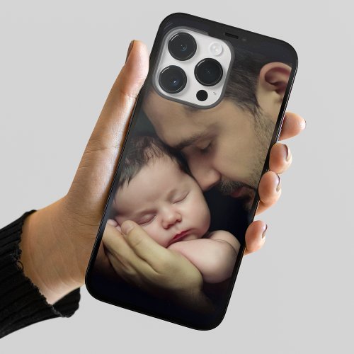Tender Love Daddy and Baby Photo Template Case_Mate iPhone 14 Pro Max Case