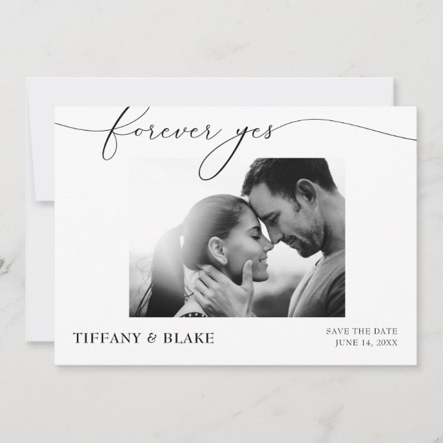 Tender Love Save The Date Card (Front)