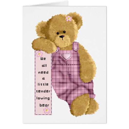 Tender Loving Bear Cards (Front)