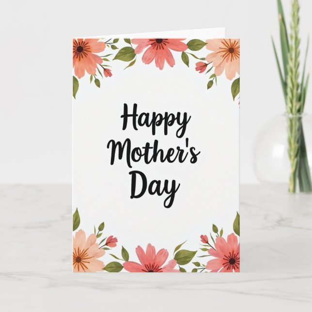 Tender Mom Appreciation Card (Front)